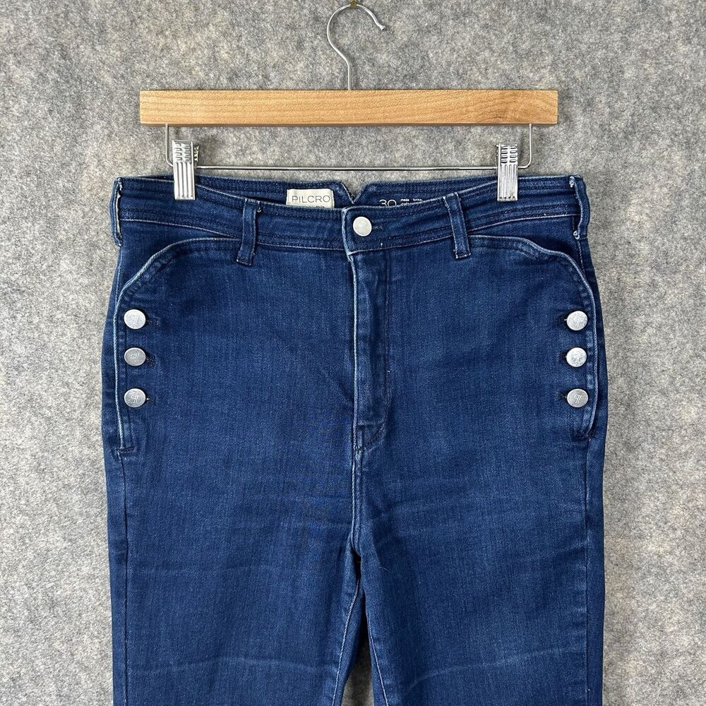 Pilcro High Rise Women Jeans in Dark Blue